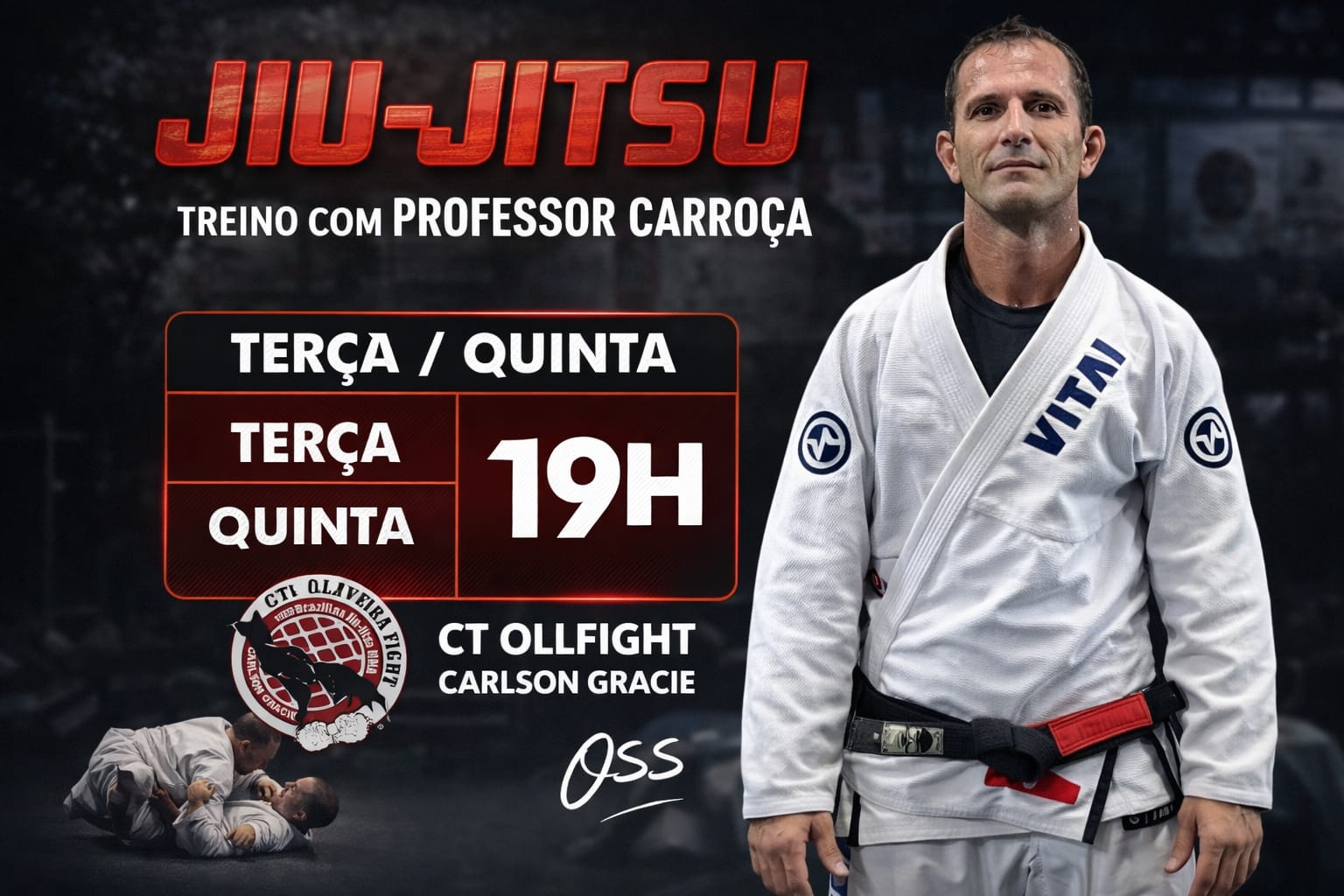 Treino com Professor Carroça